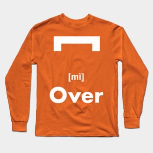 Over Chinese Character (Radical 14) Long Sleeve T-Shirt